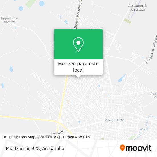 Rua Izamar, 928 mapa