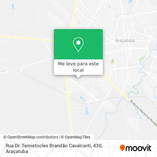 Rua Dr. Temistocles Brandão Cavalcanti, 430 mapa