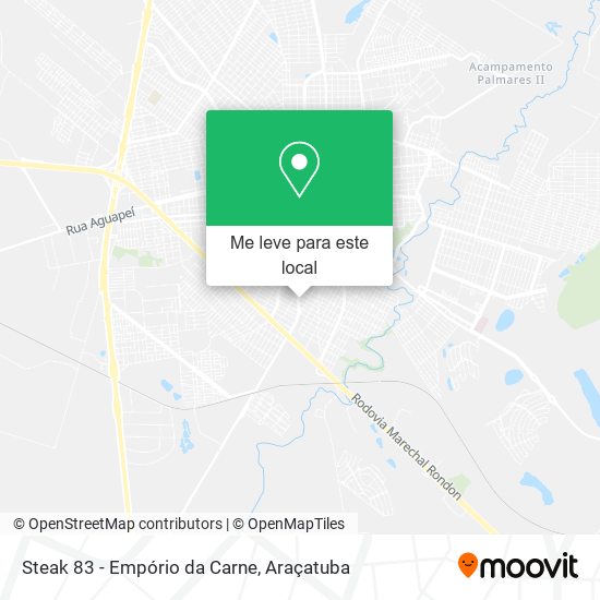Steak 83 - Empório da Carne mapa