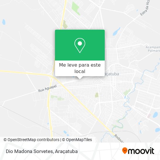 Dio Madona Sorvetes mapa