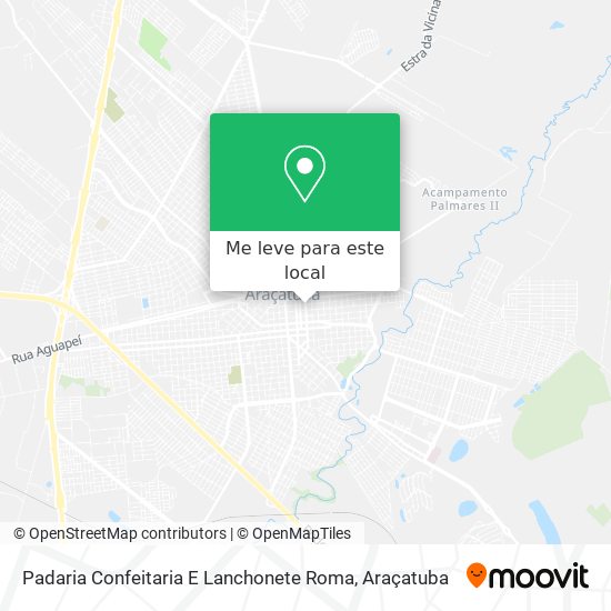 Padaria Confeitaria E Lanchonete Roma mapa