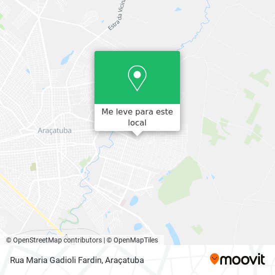 Rua Maria Gadioli Fardin mapa