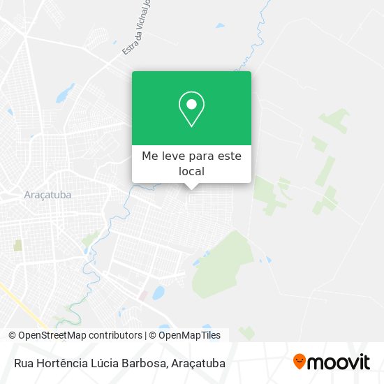 Rua Hortência Lúcia Barbosa mapa