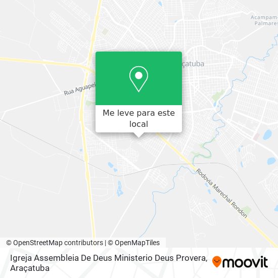 Igreja Assembleia De Deus Ministerio Deus Provera mapa