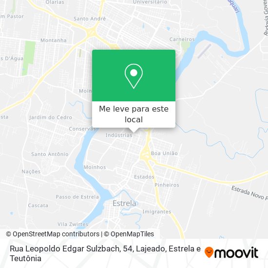 Rua Leopoldo Edgar Sulzbach, 54 mapa