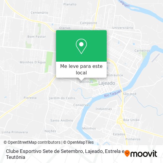 Clube Esportivo Sete de Setembro mapa