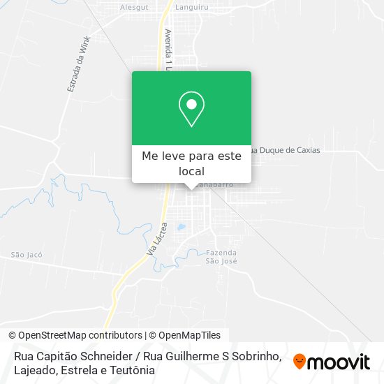 Rua Capitão Schneider / Rua Guilherme S Sobrinho mapa