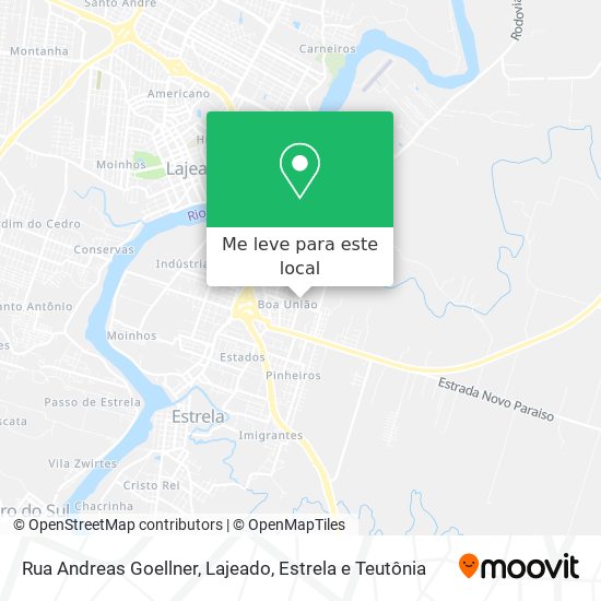 Rua Andreas Goellner mapa