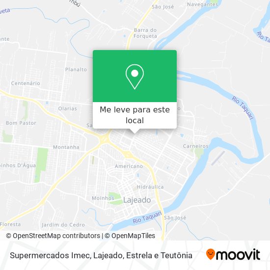 Supermercados Imec mapa