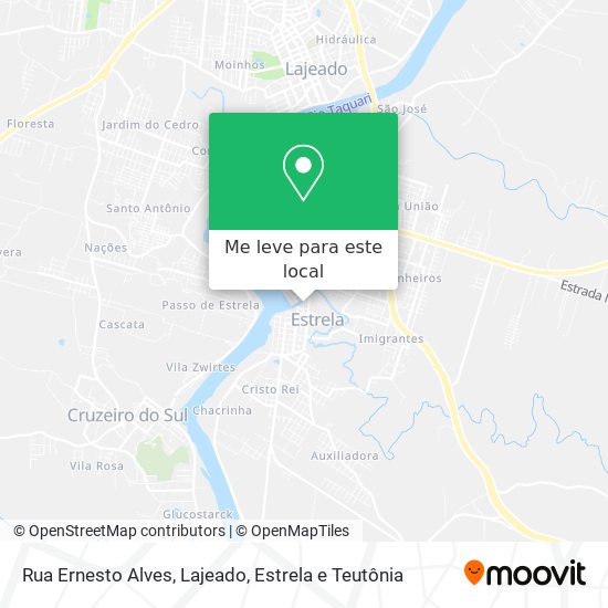 Rua Ernesto Alves mapa