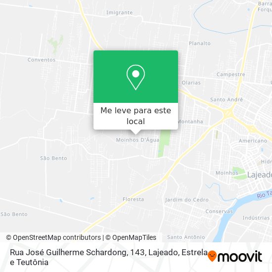 Rua José Guilherme Schardong, 143 mapa