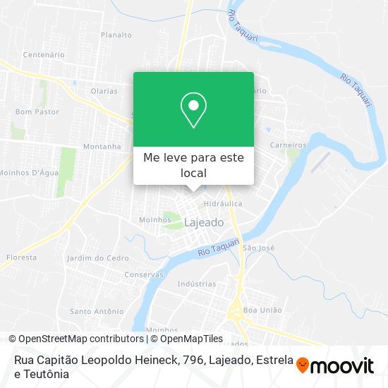 Rua Capitão Leopoldo Heineck, 796 mapa