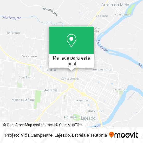 Projeto Vida Campestre mapa