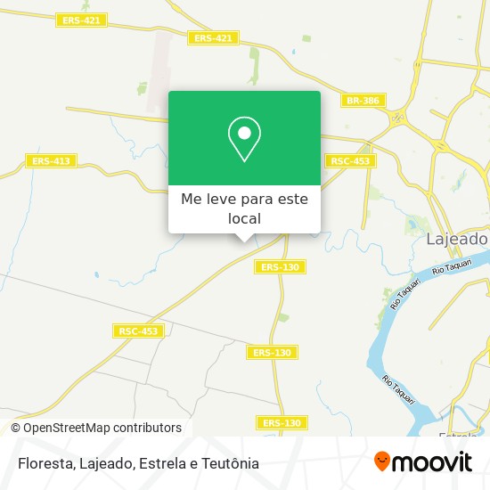 Floresta mapa