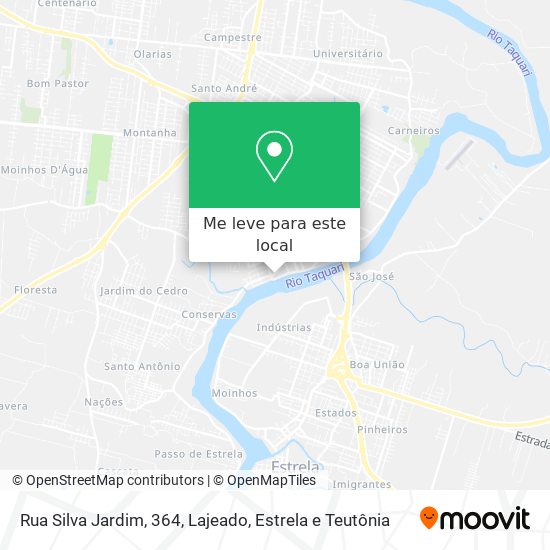 Rua Silva Jardim, 364 mapa