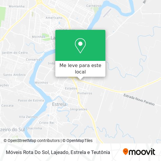 Móveis Rota Do Sol mapa