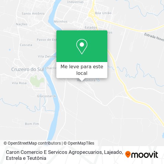 Caron Comercio E Servicos Agropecuarios mapa
