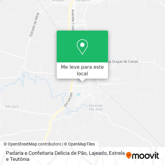 Padaria e Confeitaria Delícia de Pão mapa