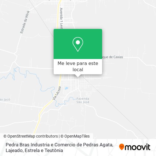 Pedra Bras Industria e Comercio de Pedras Agata mapa