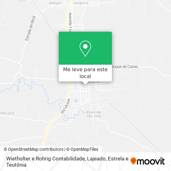 Wietholter e Rohrig Contabilidade mapa