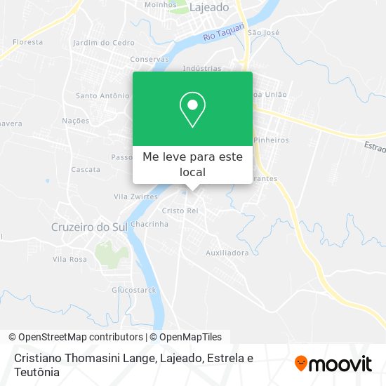 Cristiano Thomasini Lange mapa