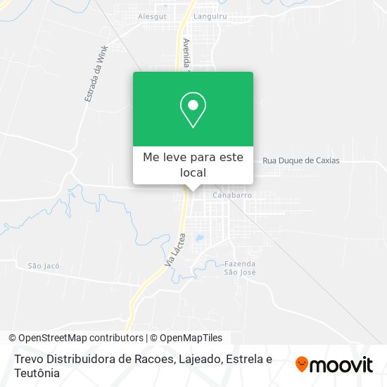 Trevo Distribuidora de Racoes mapa