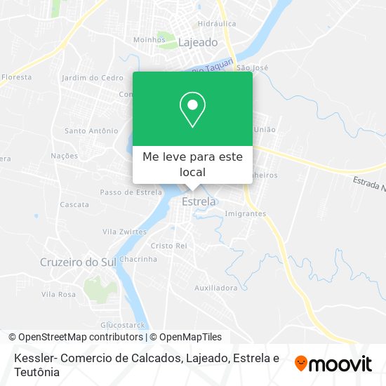 Kessler- Comercio de Calcados mapa