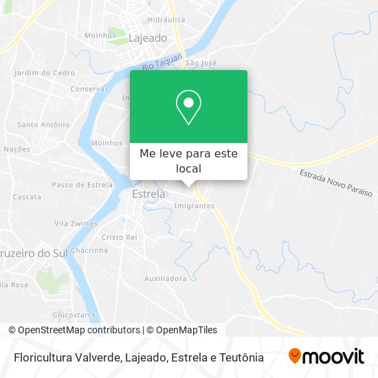 Floricultura Valverde mapa