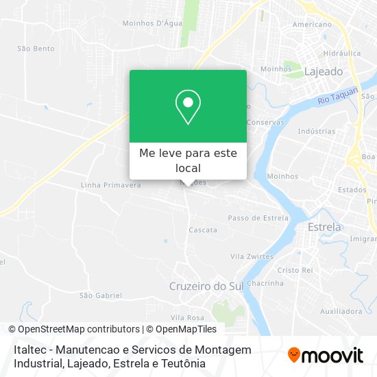 Italtec - Manutencao e Servicos de Montagem Industrial mapa