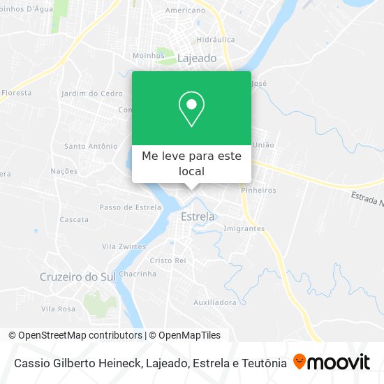 Cassio Gilberto Heineck mapa