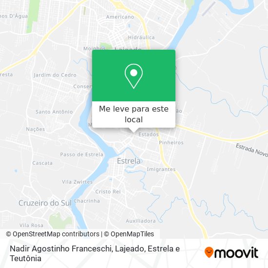 Nadir Agostinho Franceschi mapa