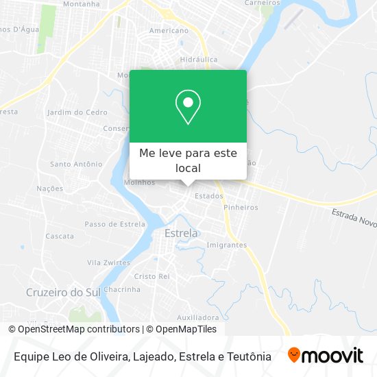 Equipe Leo de Oliveira mapa