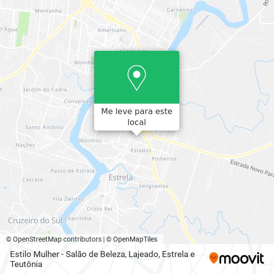 Estilo Mulher - Salão de Beleza mapa