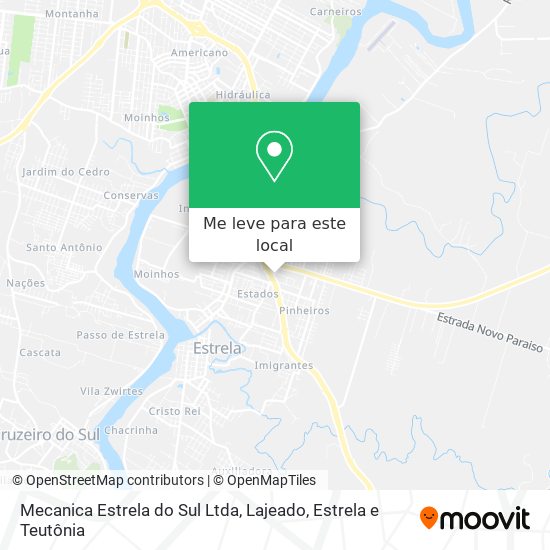Mecanica Estrela do Sul Ltda mapa