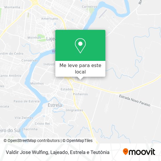 Valdir Jose Wulfing mapa