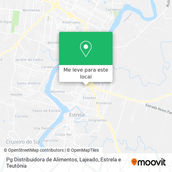 Pg Distribuidora de Alimentos mapa