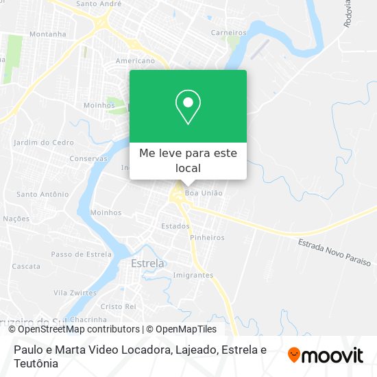 Paulo e Marta Video Locadora mapa