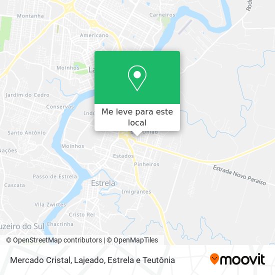 Mercado Cristal mapa