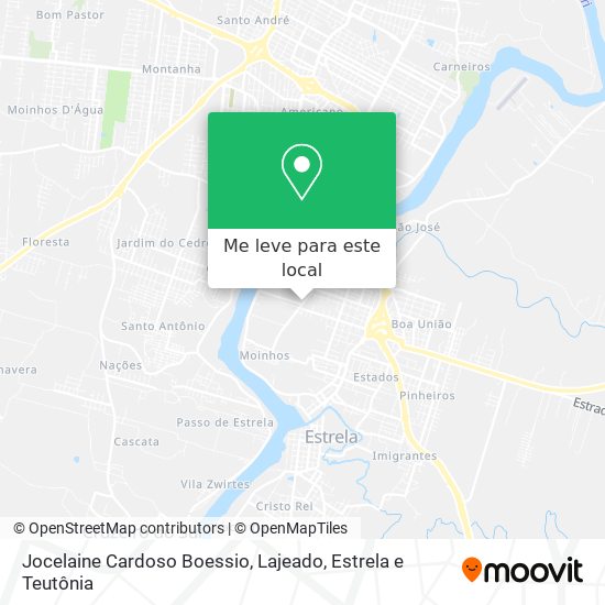Jocelaine Cardoso Boessio mapa