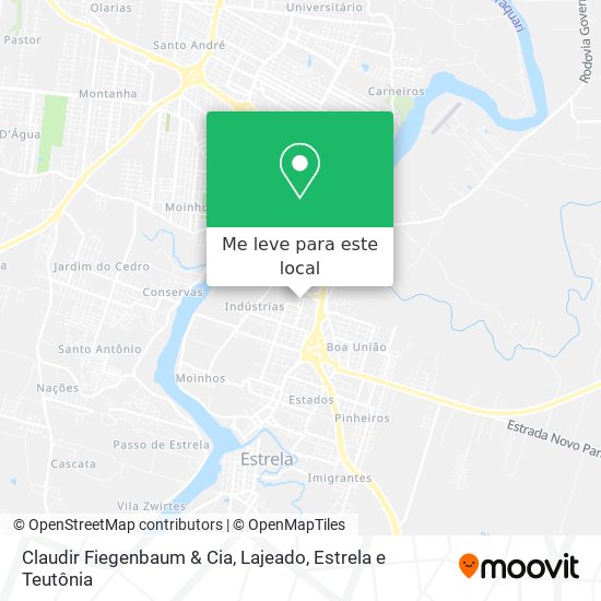 Claudir Fiegenbaum & Cia mapa