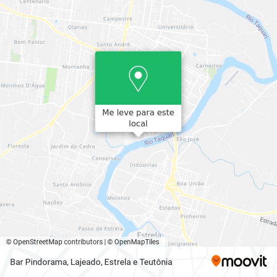 Bar Pindorama mapa