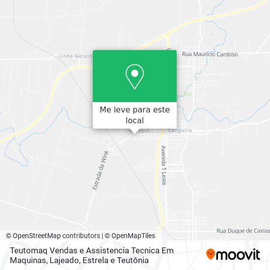 Teutomaq Vendas e Assistencia Tecnica Em Maquinas mapa