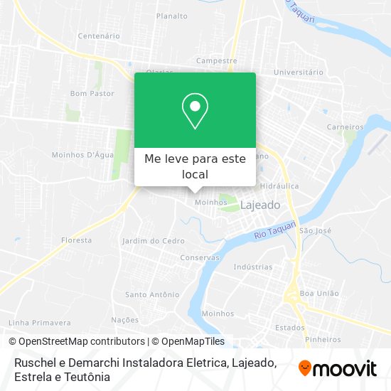 Ruschel e Demarchi Instaladora Eletrica mapa