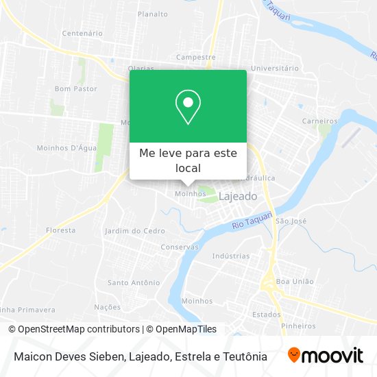 Maicon Deves Sieben mapa