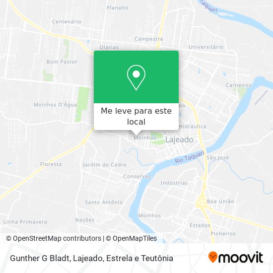 Gunther G Bladt mapa