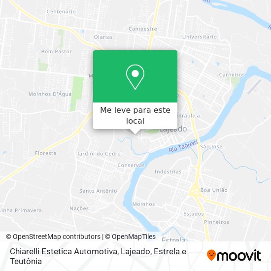 Chiarelli Estetica Automotiva mapa