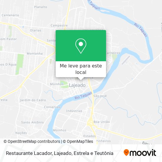 Restaurante Lacador mapa