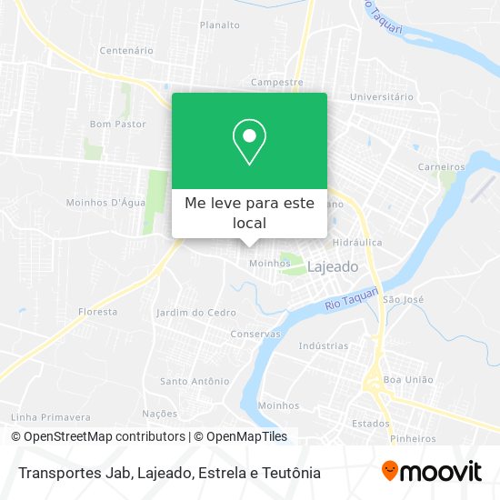 Transportes Jab mapa