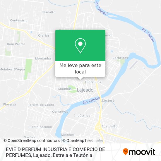 EVIE D PERFUM INDUSTRIA E COMERCIO DE PERFUMES mapa