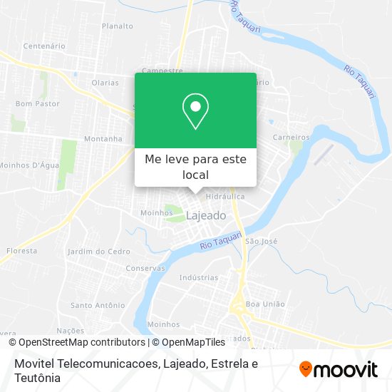 Movitel Telecomunicacoes mapa